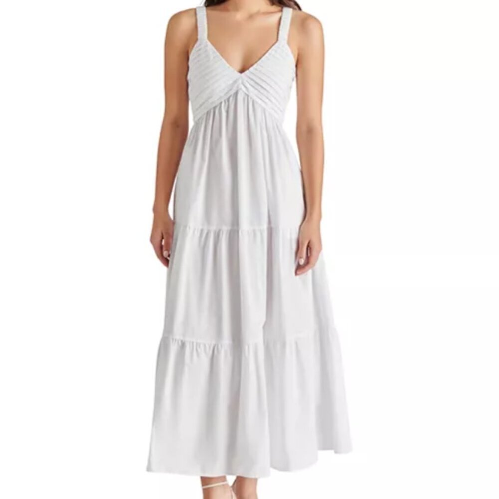 Steve Madden Elinora Tiered Cotton Dress- XS
